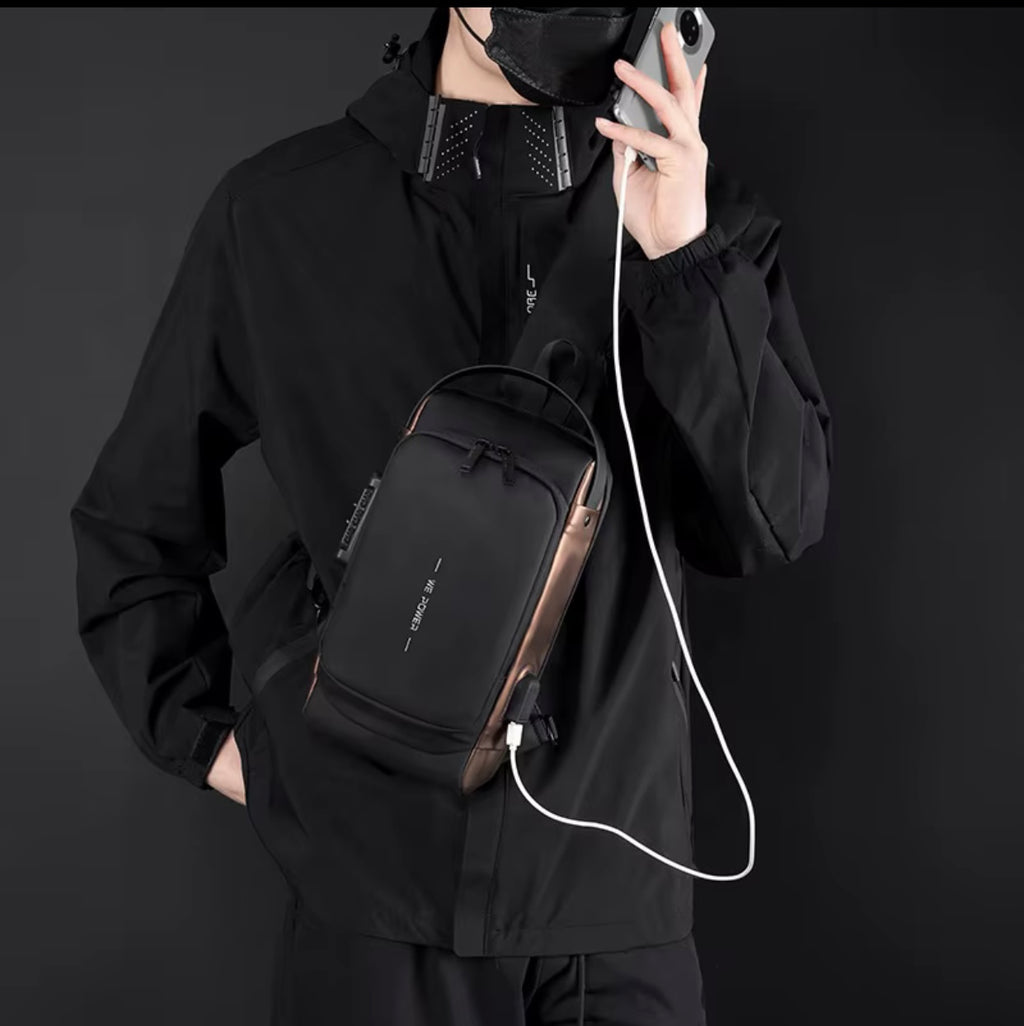 Stylish Travel Backpack with USB Charging Port - Large Capacity