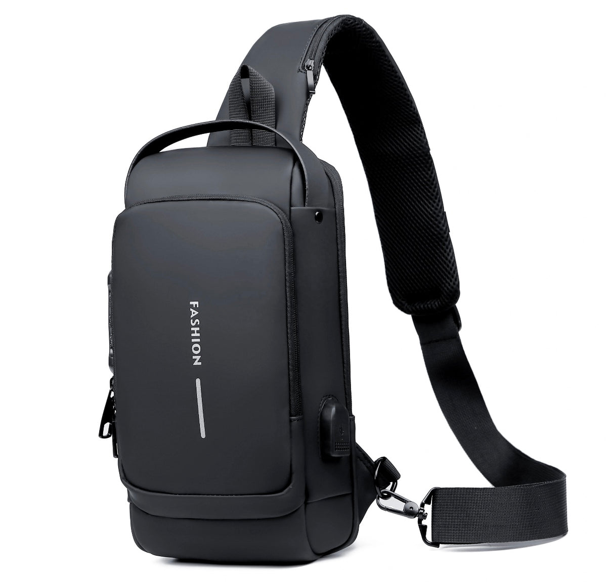 Stylish Travel Backpack with USB Charging Port - Large Capacity