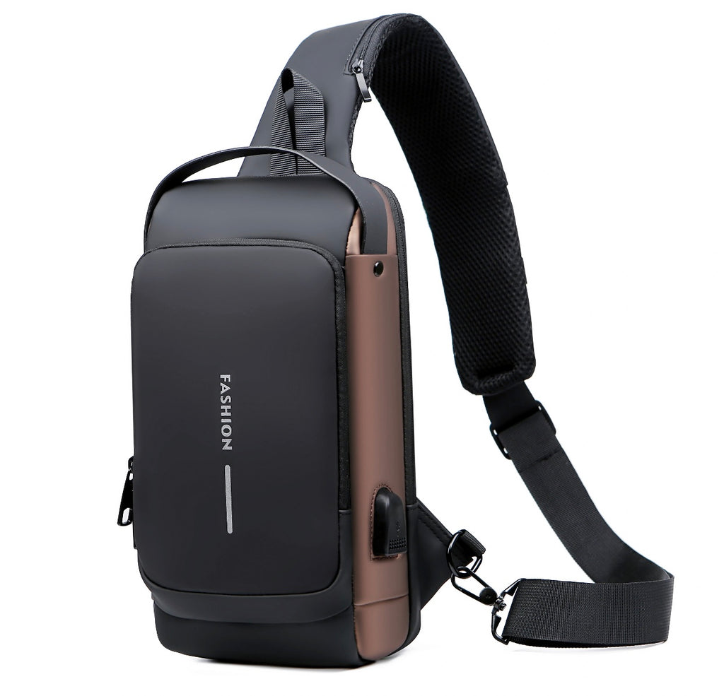 Stylish Travel Backpack with USB Charging Port - Large Capacity