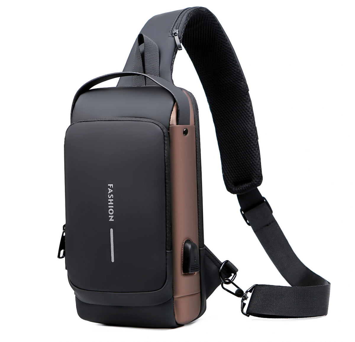 Stylish Travel Backpack with USB Charging Port - Large Capacity