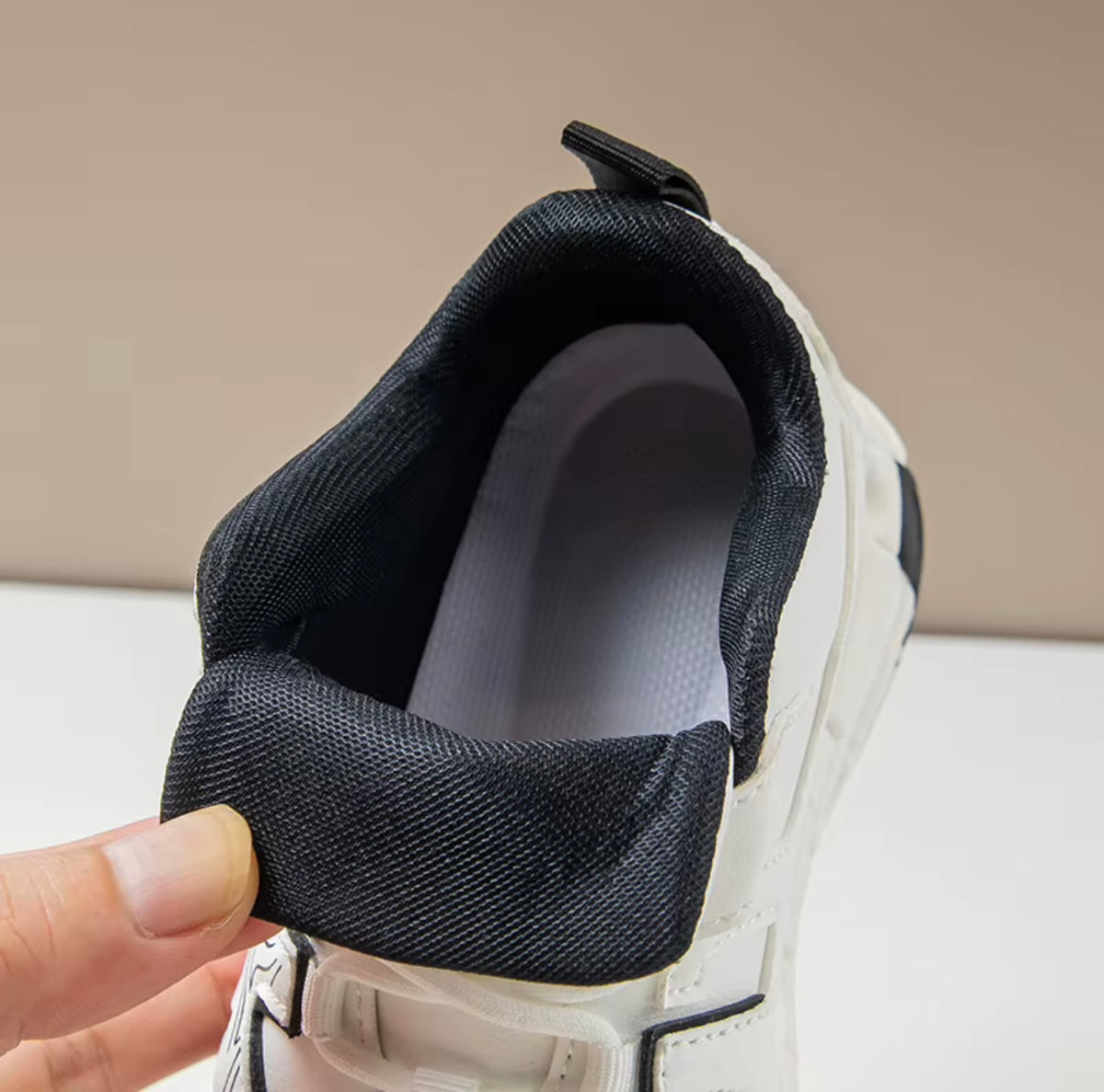 No Brand Casual Sports Sneakers - Comfortable
White & Brown Shoes